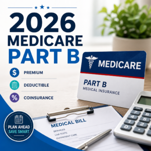 2026 Medicare Part B cost chart showing premium, deductible, and coinsurance details