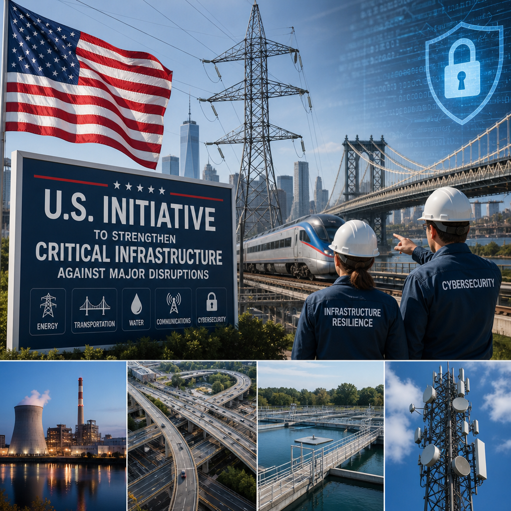 U.S. initiative to improve critical infrastructure resilience against cyberattacks and severe weather