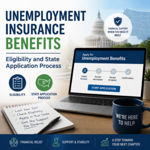 Unemployment insurance eligibility and state application process guide with online support