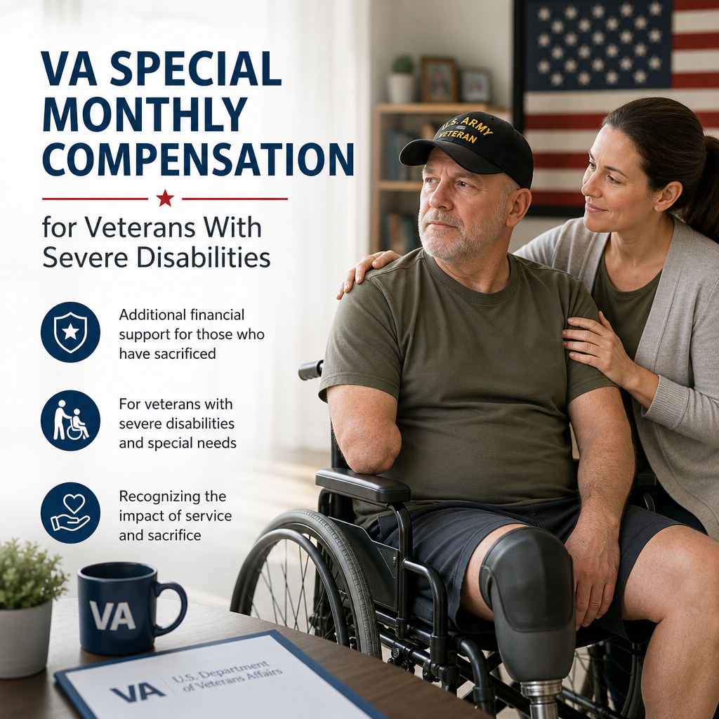VA special monthly compensation benefits for veterans with severe disabilities and special needs.